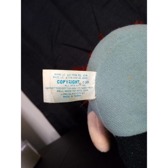 1984 Vintage Rare Happiness Aid is a Toy Well-Made Plush 1st Class Mail Mailman - Picture 5 of 8